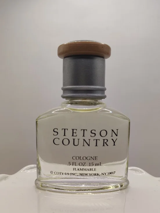 NEW MEN'S STETSON COUNTRY COLOGNE SPLASH .5 OZ TRAVEL SIZE VINTAGE