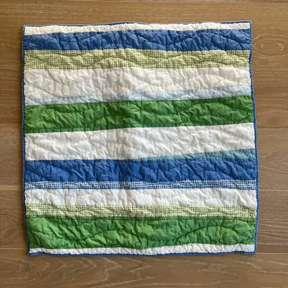 Pottery Barn Kids Spring Stripe Quilted Pillow Sham 26