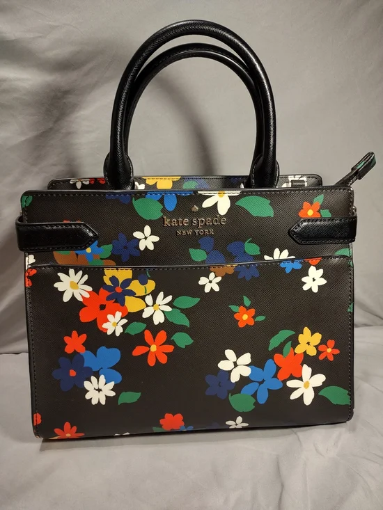 kate spade Black Floral Satchel