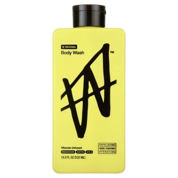W By Jake Paul Body Wash - Exfoliating -‎ Hydrating - W Original - 18 fl oz