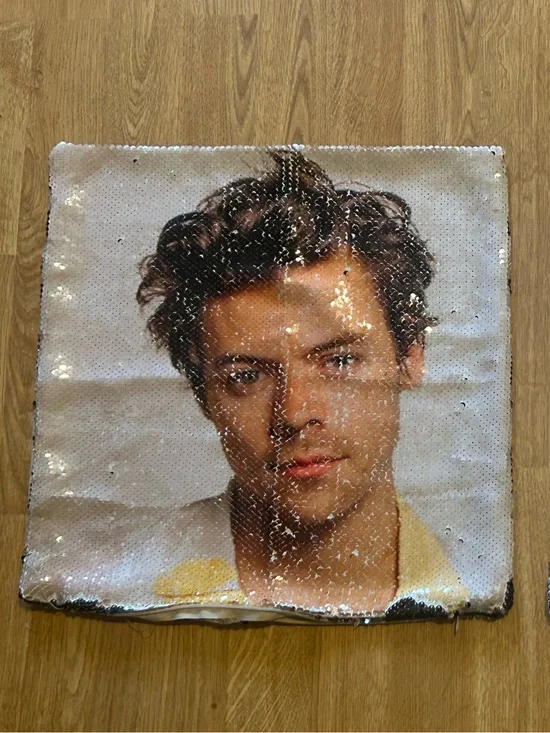 Harry Styles sequin pillowcase