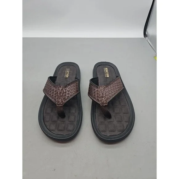 Skechers‎ Parson SD-Gino Flip Flops Chocolate Memory Foam Relaxed Fit Men's Sz 9