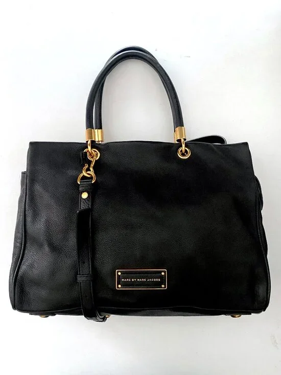 Marc by Marc Jacobs Too Hot Too Handle Black Satchel Bag
