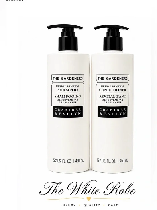 SHAMPOO & CONDITIONER THE GARDENERS HERBAL CRABTREE & EVELYN