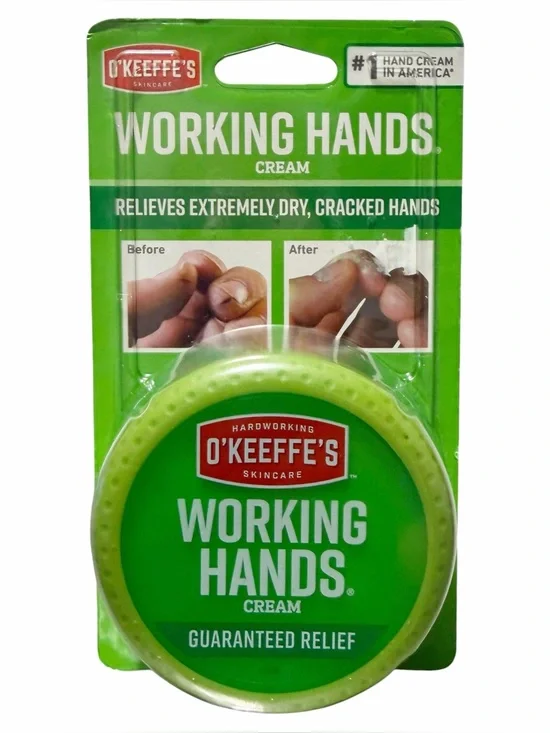 O'Keeffe's Working Hands Cream for Extreme Dry Cracked Hands 3.4 oz New in Box