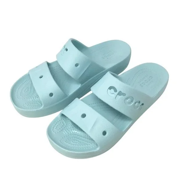 Crocs Baya Ocean blue Slide Sandals. Unisex. Size 12 Men. NWT still in bag