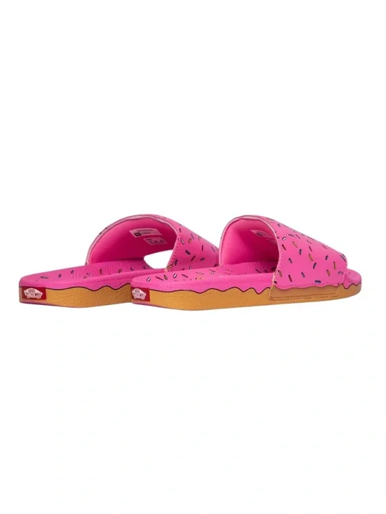 VANS x SIMPSONS Limited Edition ‘D'ohnut’ Slides Pink *RARE*