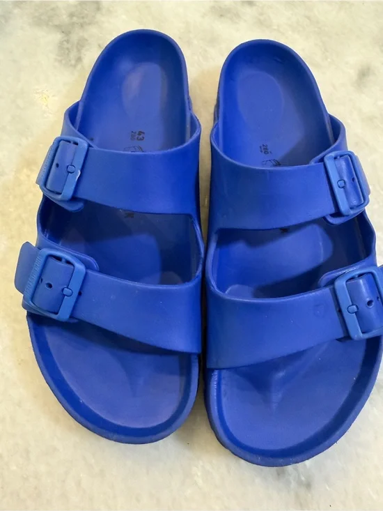 Birkenstock Royal Blue Two-Buckle EVA Sandals