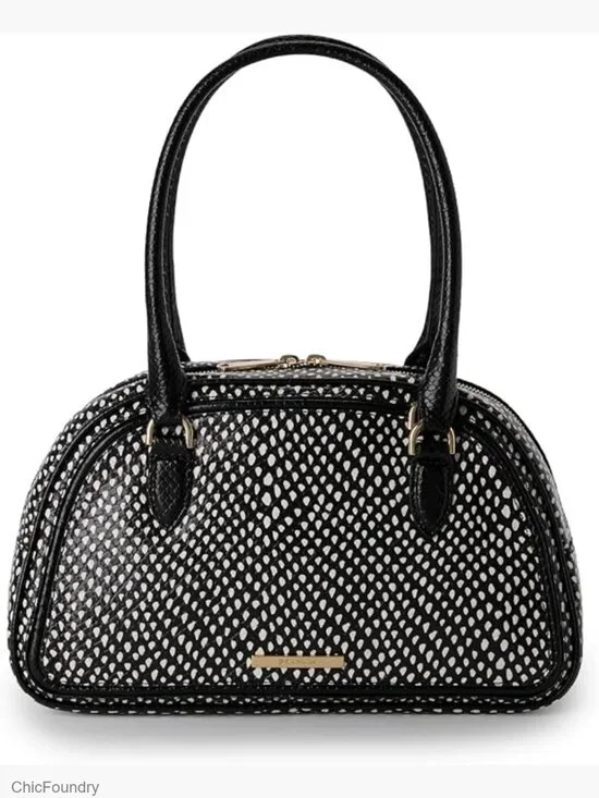 BRAHMIN Angie Everlasting Glorieta Leather Satchel Crossbody