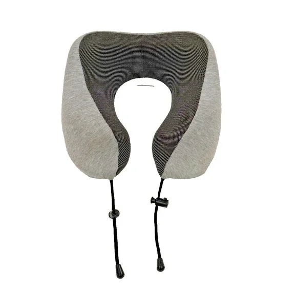 Napfun‎ Travel Pillow; Memory Foam; Grey; Removable/Washable Zipper Cover