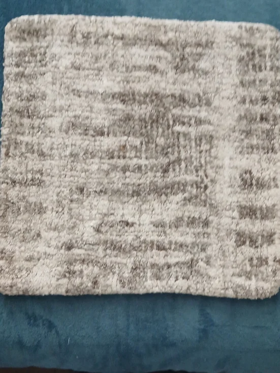 Surya Grey/White Modern Wool Pillow Cover 18x18