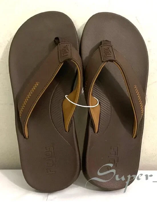 NEW Flojos Men's Memory Foam Flip Flop Sandals