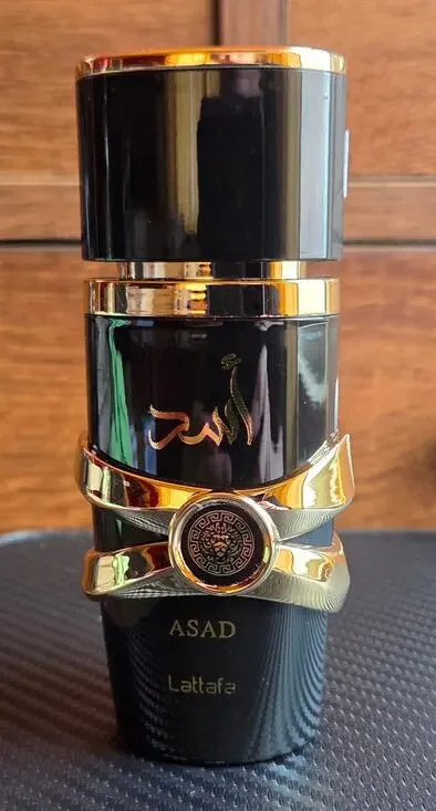 Lattafa Asad Men's Amber Vanilla Wood Scent Full Size New No Box Full Unused