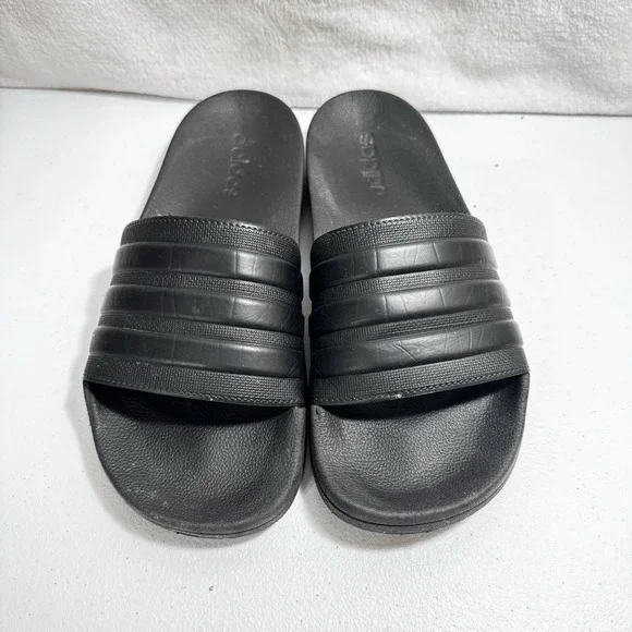 adidas Adilette Comfort Men's Slides US 9, Core Black‎ Made In Italy
