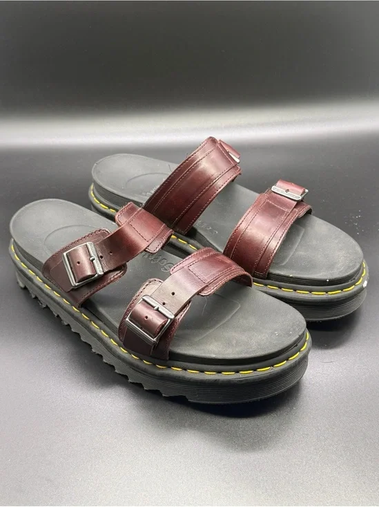 Dr. Martens Myles Sandals Men's 11 Brown Strapped Platform Y2K Luxury Casual Wea