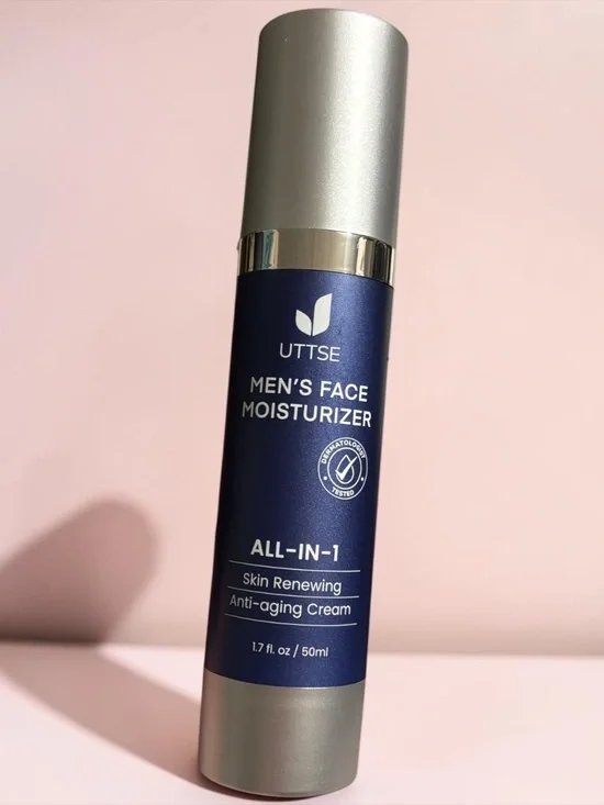 NEW! UTTSE 6-in-1 Face Cream for Men: Anti Aging & Wrinkle Cream for Men 1.7 oz.