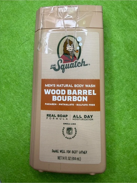 Wood Barrel Bourbon Men’s Body Wash - Dr Squatch