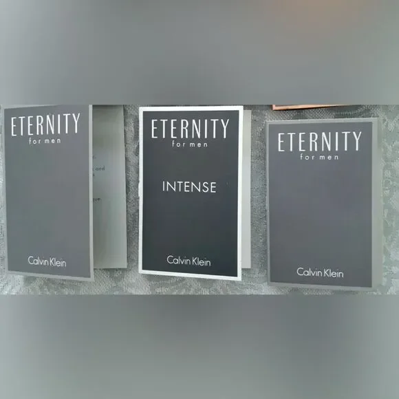 3 Sample Travel Vials CK Eternity for Men