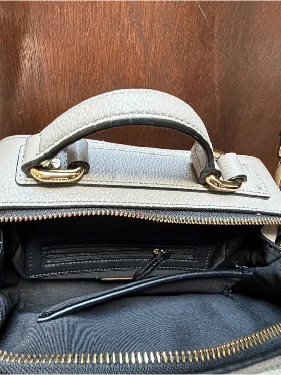 Milly Gray Top-Handle Women's Satchel Bag