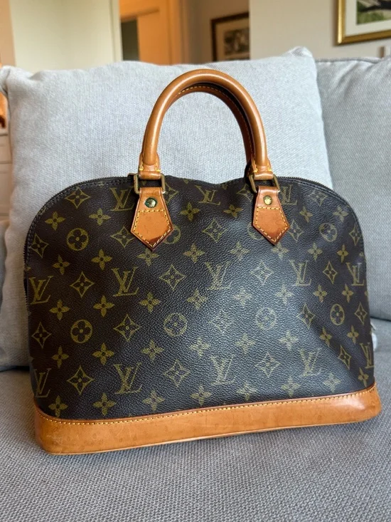 Louis Vuitton Brown Monogram Alma PM Tote Bag LV