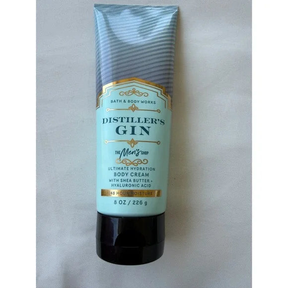Bath & Body Works Distiller's Gin Men's‎ Shop Ultimate Hydration Body Cream 8oz