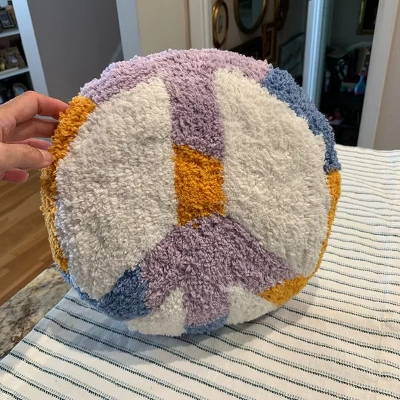Colorful Round Plush Pillow
