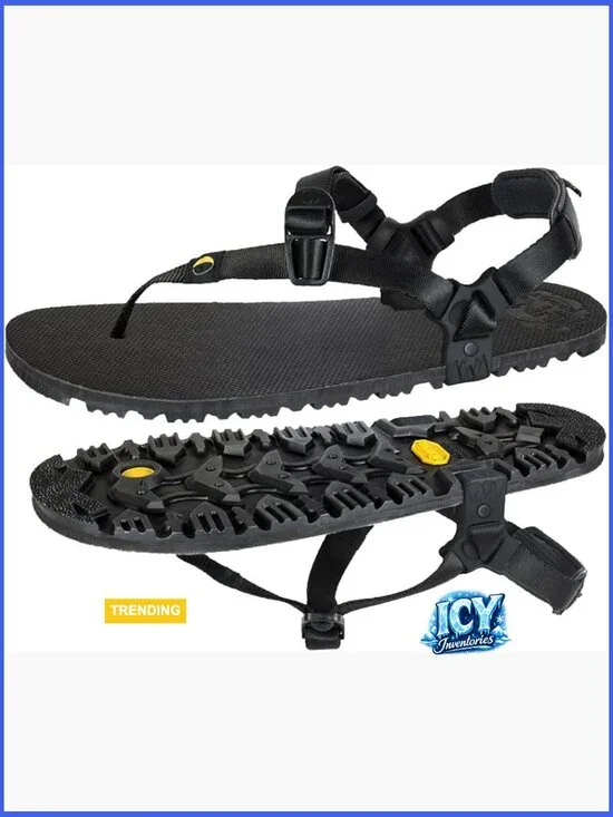 Minimalist Trail Running & Hiking Sandals - Lightweight 7.2 oz - Open Toe