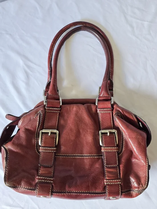 Vintage Michael Kors Brooksville Leather Satchel Purse
