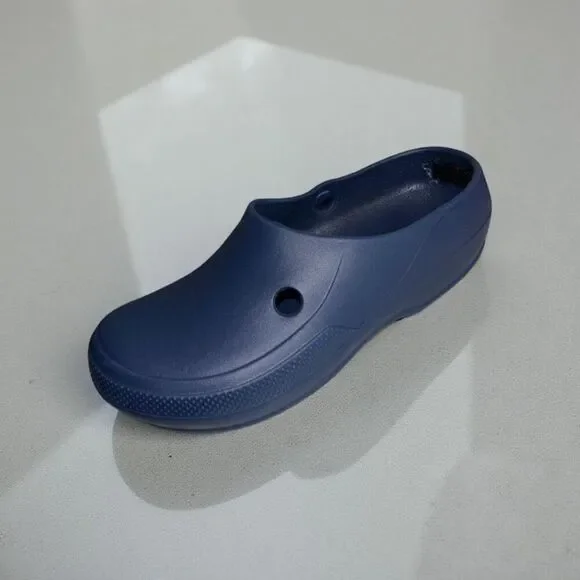Unisex Crocs Medical Clog Navy No Strap Slip On Design Size M6 W8