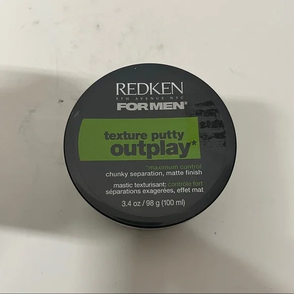 Redken For Men Texture Putty Outplay Maximum Control 3.4 OZ HTF