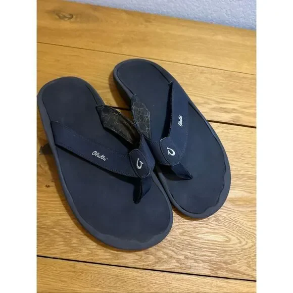 OluKai Men's Ohana sandal black 15