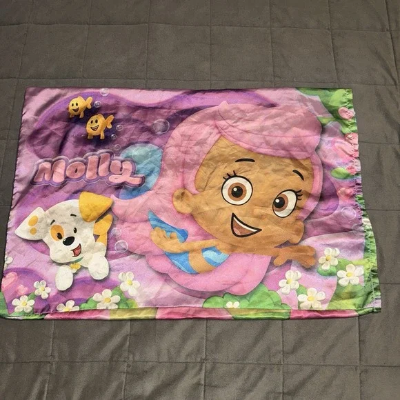Bubble Guppies Standard Size Pillowcase Reversible Nick Jr. Bedding