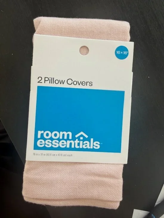 NEW 2 Pillow Covers Pink