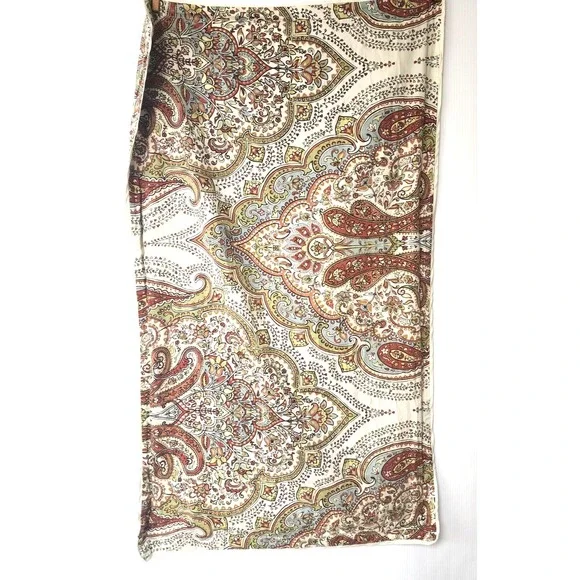 Tahari Home‎  ONE Pillow Sham/Pillowcase 100% Cotton Paisley Floral Bedding