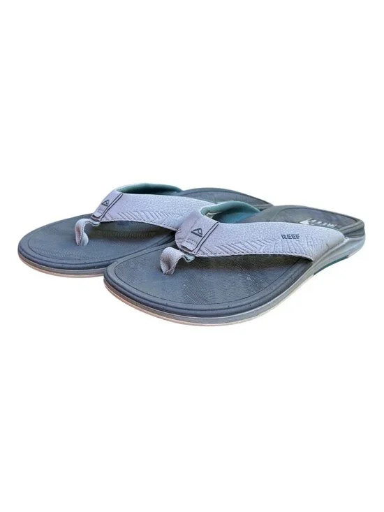 Reef Cushion Spring 2.0 Size 8 EU 40 Men's Thong Sandal Gray EUC
