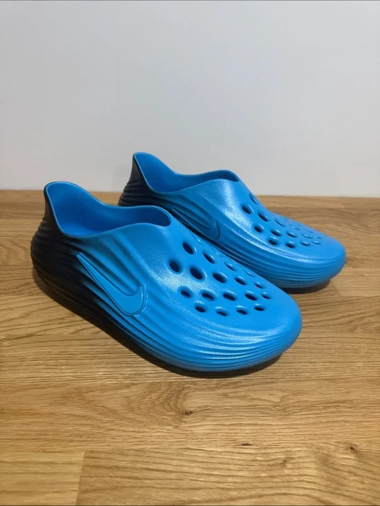 Brand new mens Nike Rejuven8 size 9 Blue Slip-On Clogs