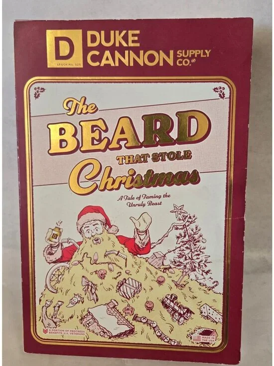 Duke Cannon The Beard That Stold Christmas Beard Care Kit Men's Self Care