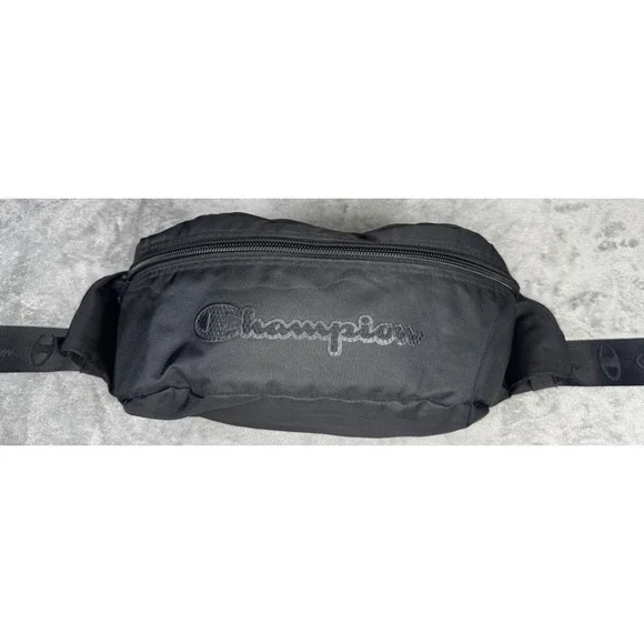 Champion Logo Oversized Fanny Pack Adjustable Strap Belt Sling Bag 1194-0321