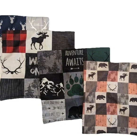 NEW- Set of 4 Pillow Covers Throw Covers Outdoor Wildlife 18