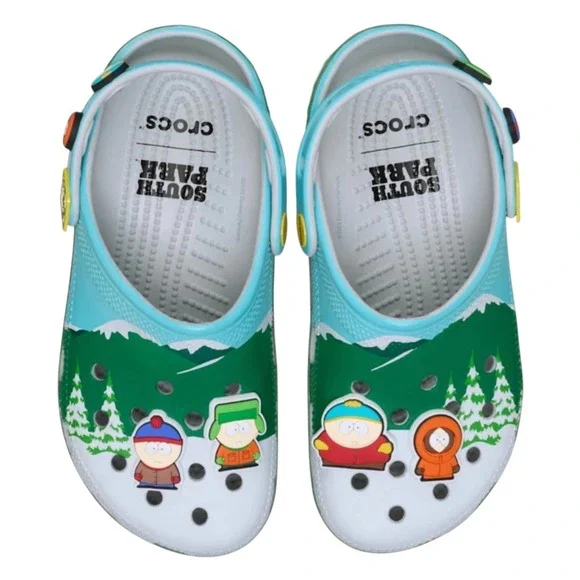 Crocs South Park Multi The Boys Classic Clogs Adult Mens Size 13 Shoe NEW in Box