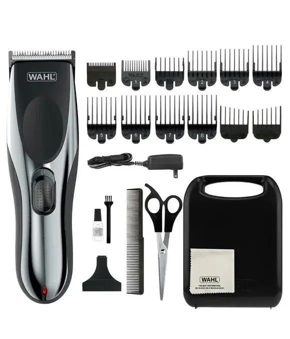 Wahl Cordless Haircut & Beard Kit — Model 9649 (21-Piece, Black Guards)