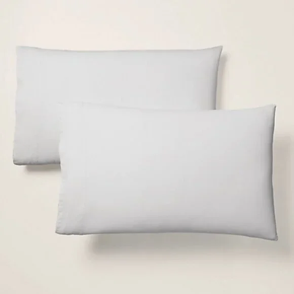 Ralph Lauren RL Linen Solid 100% Linen King Pillowcases in Pebble