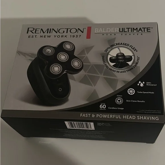 Remington Balder Ultimate Head Shaver - Black and Silver