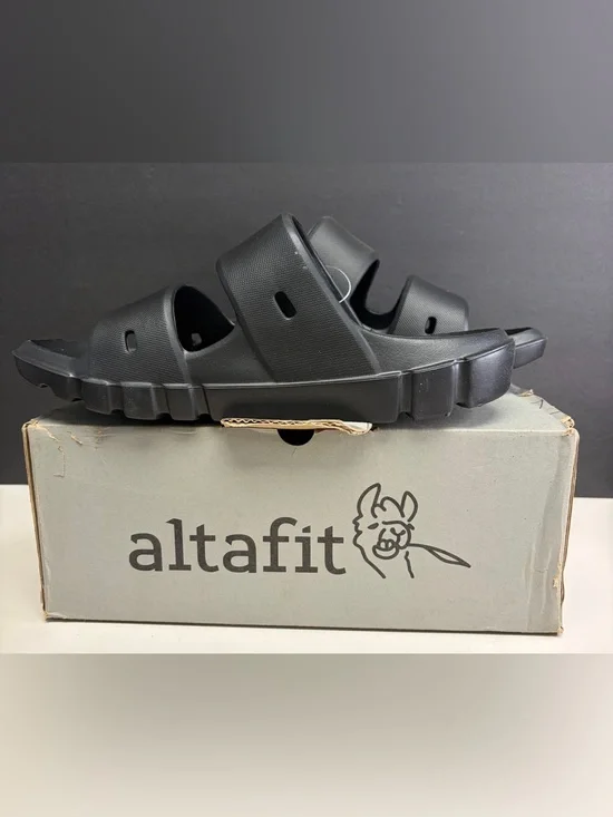 altafit Black Slide Sandals