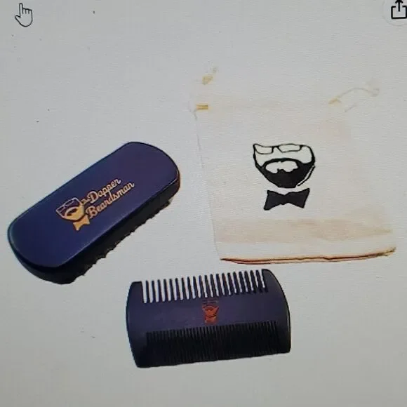 Dapper Beardsman  brush & Comb New