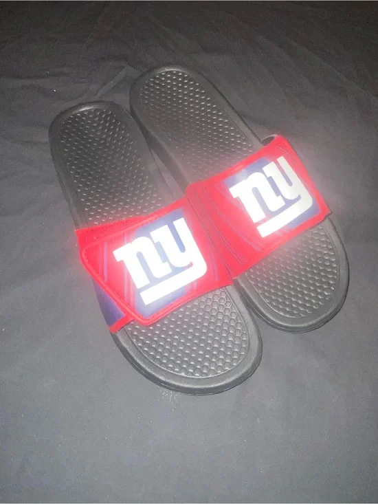 New York Giants NFL Red blue white Slide Sandals