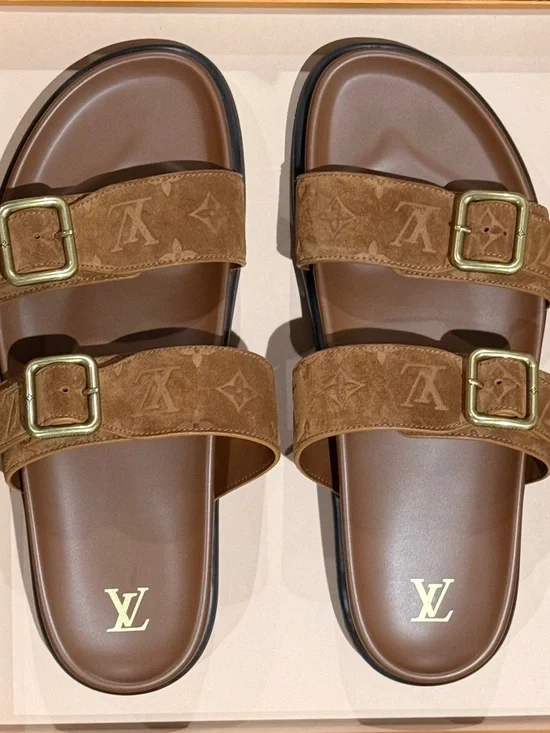 Louis Vuitton LV Venice Mule Sandals Brown Monogram Men’s Size 12 New With Box