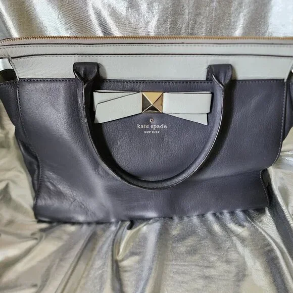 Two-tone Kate Spade blue/gray Satchel‎