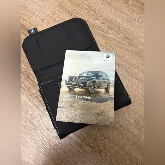 BMW OEM Owner’s Manual Wallet Case Black X7 Document Holder