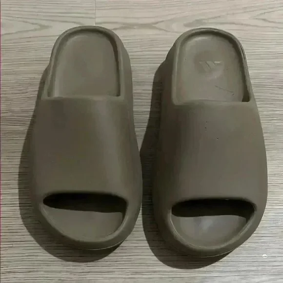Adidas Yeezy Olive Green Slide Sandals